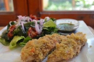 Pollo Apanado Quinoa