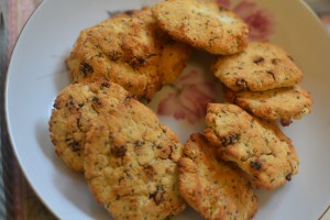 Galletas de chia y arandanos