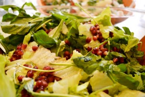 Ensalada Verde y Granada