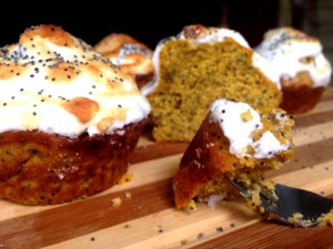 Muffins de Zapallo y Amapolas