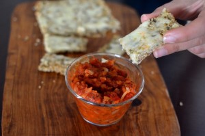 Palitos de Quinoa con Salsa