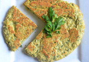 Tortilla de Porotos y Cilantro