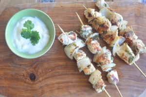 Brochetas de Pollo Marinados