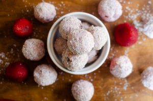 Bolitas Frutillas y Coco