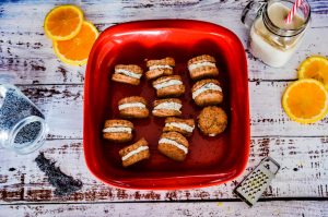 Galletas de Naranja Rellenas