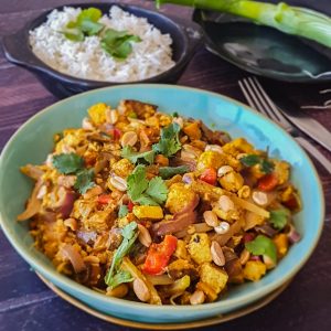 Curry de Tofu y Verduras