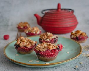 Crumble de frutos rojos