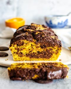 Queque Marmolado Choco-Naranja